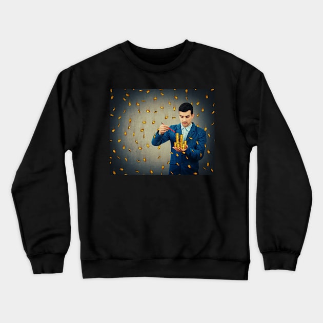 drawing crypto currency Crewneck Sweatshirt by 1STunningArt